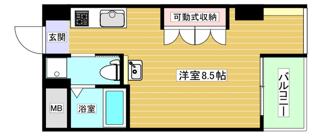 【間取り】 | レオンコンフォート弁天町