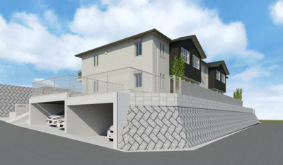 【エントランス】 | エクラージュ | ※外観パース※共用エントランスには宅配BOXがあるので荷物の受け取りもスムーズに♪再配達を依頼する手間が省けます☆