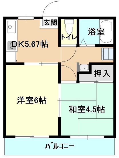【間取り】 | 第二神原ハイツ