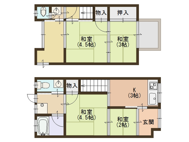 【間取り】 | 潮路2丁目貸家Ⅲ