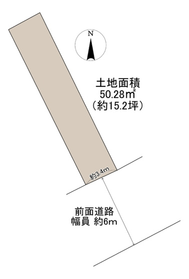 【土地図】 | 守口市竹町　売土地