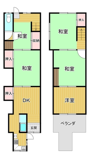 【その他】 | 守口市竹町　売土地 | 現況建物間取り図