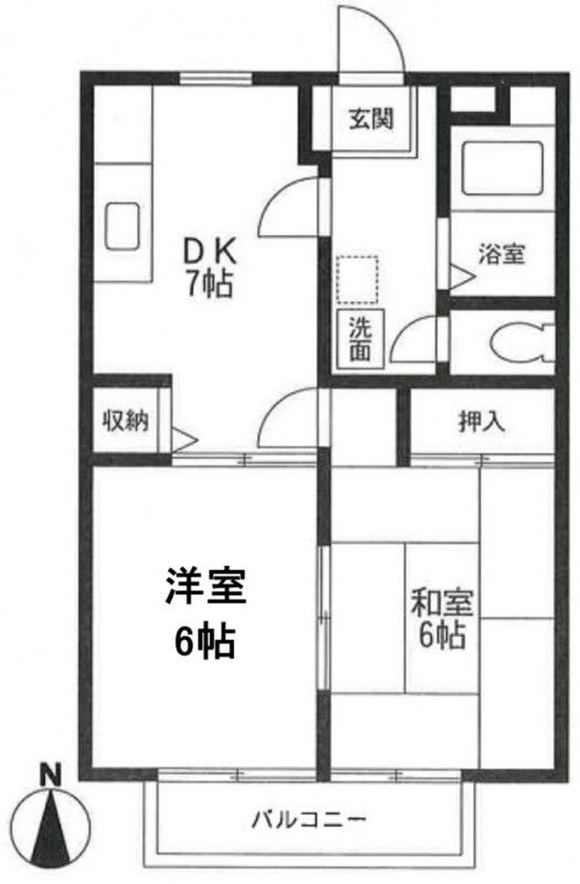 ソシア　東館の間取り