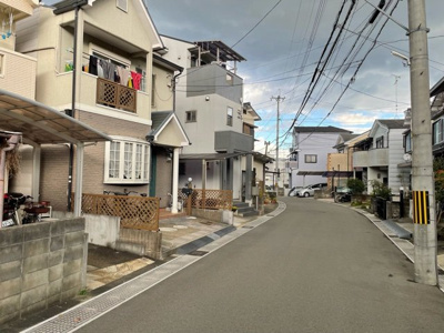 【前面道路含む現地写真】 | 宇治市宇治矢落　中古戸建