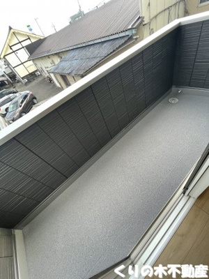 【バルコニー】 | プランドール城東 | 暖かな日差しのふりそそぐバルコニー