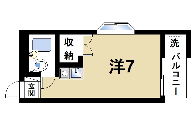 徳丸ハイツAの間取り