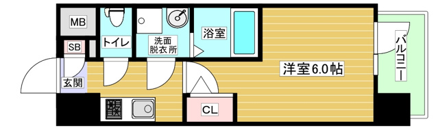 【間取り】 | エスリード弁天町グランツ