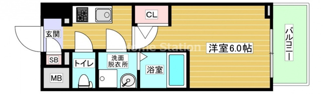 【間取り】 | エスリード弁天町グランツ
