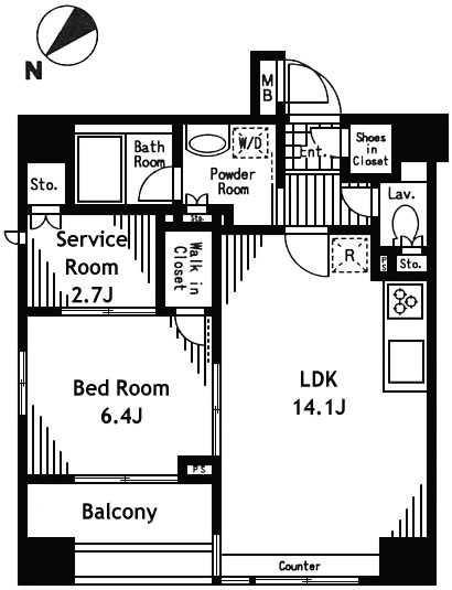 【間取り】 | コンフォリア日本橋人形町