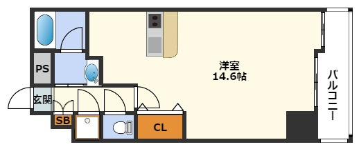セレニテ梅田北Premiumの間取り