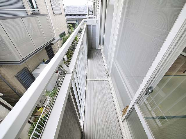 エスポワール神殿町のバルコニー|落ち着いた時間を過ごせるバルコニーです