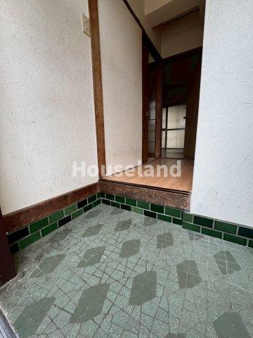 出水連棟の玄関