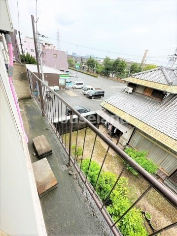 コーポ湊のバルコニー