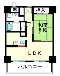 【間取り】 | カネボウ琵琶湖アーバンプラザ