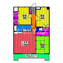 【間取り】 | クレール空港前の間取り