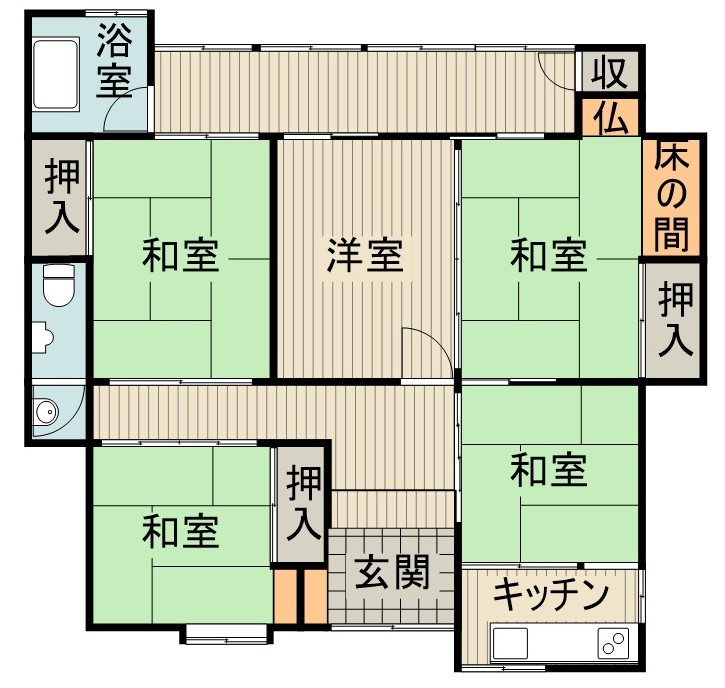 清水町戸建の間取り