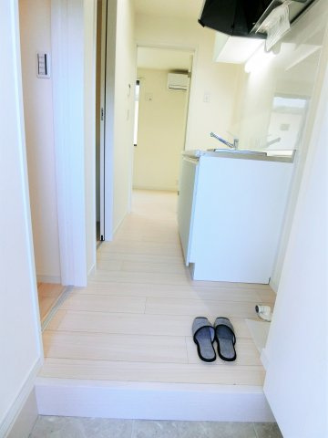 リーフィアⅡ号棟の玄関