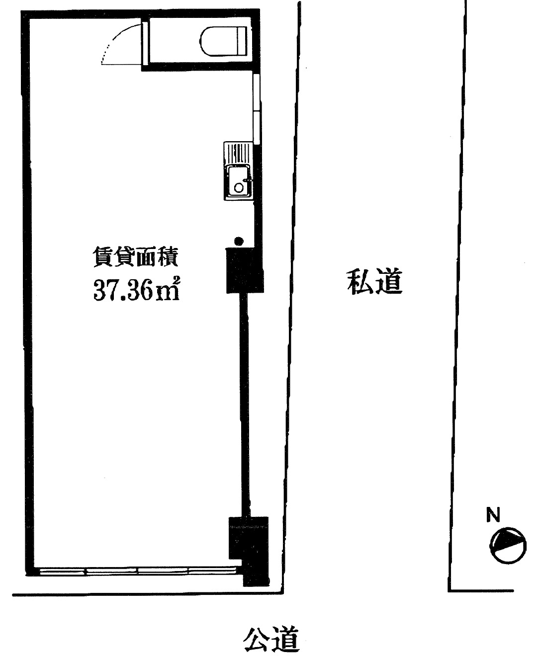 月村マンションNo.12の間取り