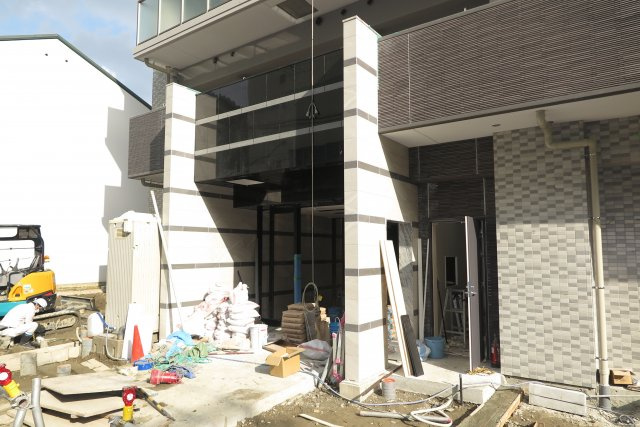 エスリード中之島ザ・コアのエントランス