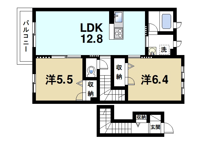 サンフォレスト菅原の間取り