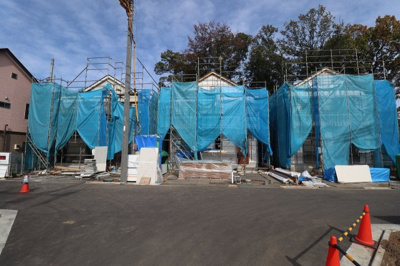 【外観】 | 小平市上水新町/新築戸建て | 建築中