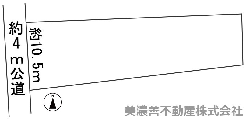 ５７７７１　不破郡垂井町土地の区画図