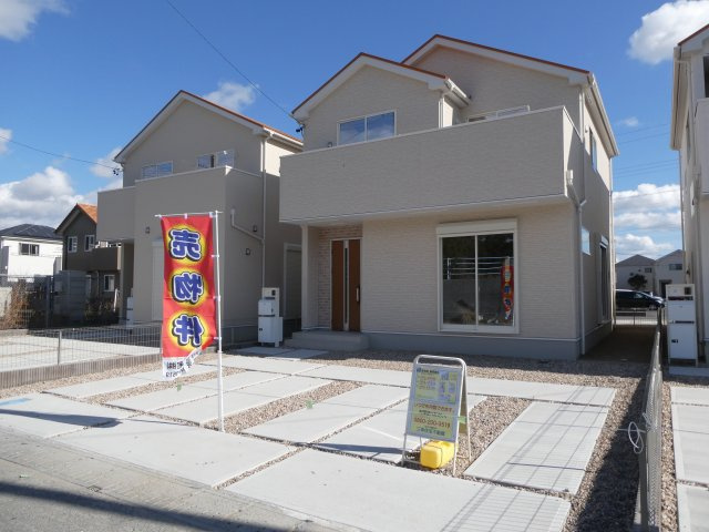 碧南市権現町21-1期新築分譲住宅　6号棟の外観|碧南市権現町21-1期新築分譲住宅6号棟写真です。2022年2月撮影