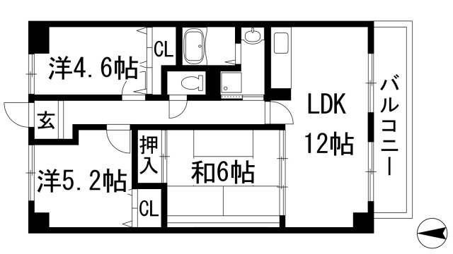 【間取り】 | ソレアードうねの