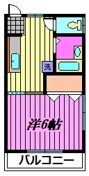 【間取り】 | ハイツたちばなⅢ