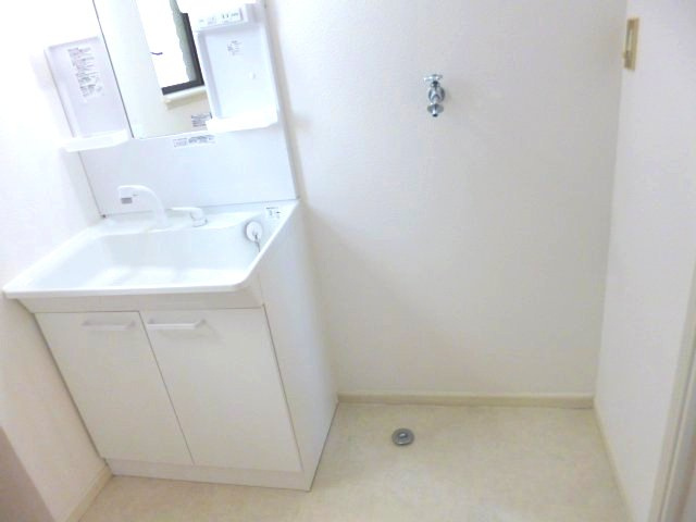 牧野邸の設備|洗濯機置き場