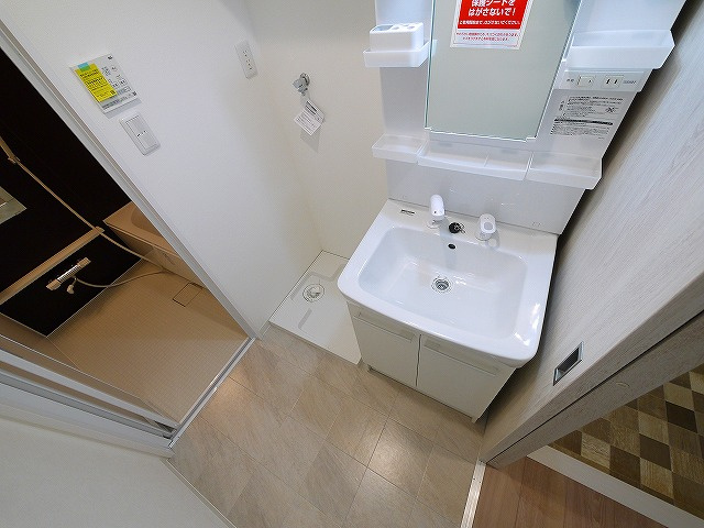 アルヴァローレ北町の洗面所|人気の設備洗髪洗面化粧台です