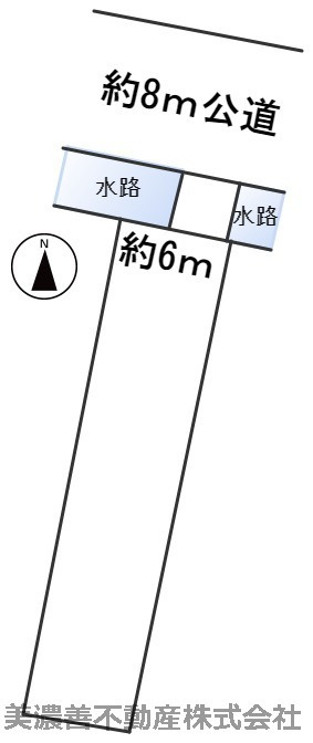 ５７６０４　本巣郡北方町芝原中町土地の区画図