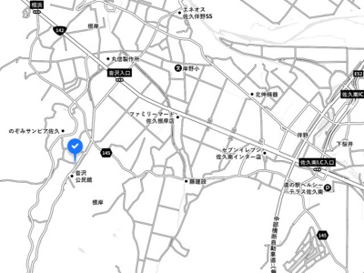 【地図】 | 佐久市根岸沓沢売地