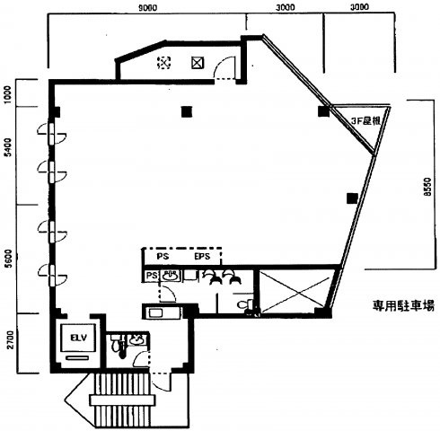 オフィス２１ビルの間取り