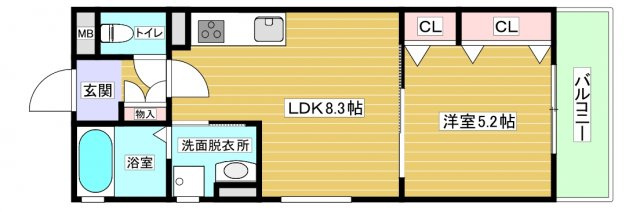 【間取り】 | クリエオーレ佃