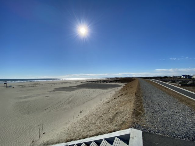 白幡・井之内海水浴場。対象不動産より徒歩９分。