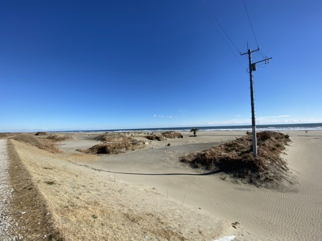 白幡・井之内海水浴場。対象不動産より徒歩９分。