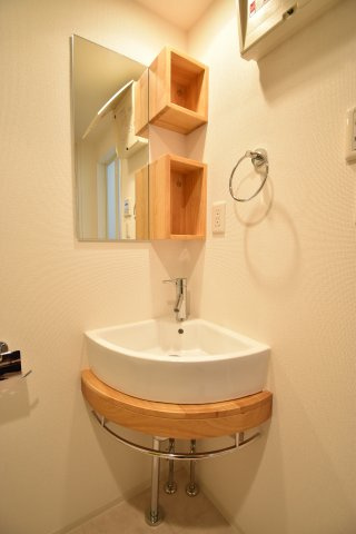 ラシーヌ日本橋の独立洗面台