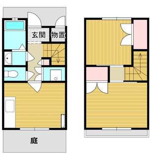 【間取り】 | モンパレス羽鳥第一７号棟