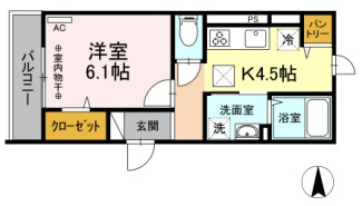 【間取り】 | Ｄ－ｒｏｏｍ浜町