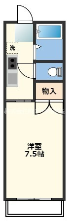 あいらんど花繰　Ａの間取り