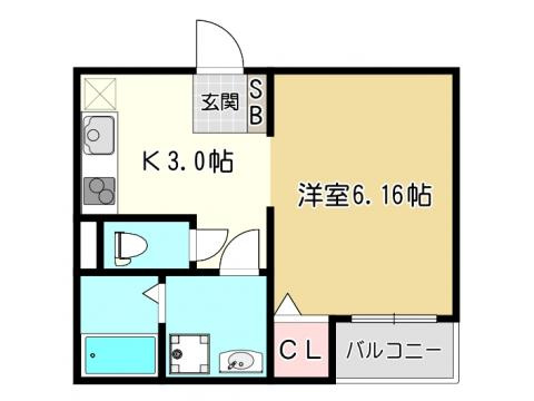 【間取り】 | Ｆ+style若江本町2号館 