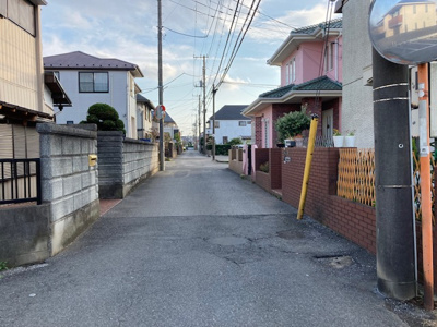 【前面道路含む現地写真】 | 篠籠田戸建住宅