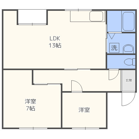 【間取り】 | 三喜マンション
