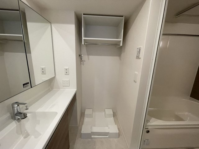 【洗面所】 | Ｄ－room立花 | 洗濯機置場