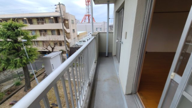名谷農住団地H棟のバルコニー|☆神戸市垂水区　名谷農住団地☆