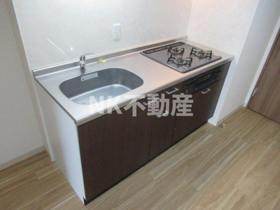 【キッチン】 | Y'z Lucao(ワイズルカオ）（新石切賃貸） | お料理しやすいキッチンです