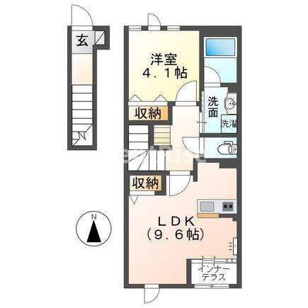 プランドール Ｆの間取り