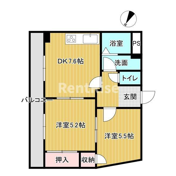 レジデンスナガノの間取り