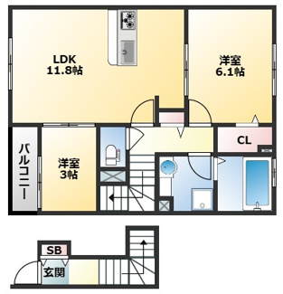 【間取り】 | Luxtia